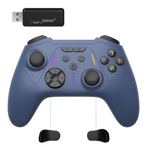 BETMI Wireless Controller for Xbox One, Xbox Series X/S, PC, Hall Effect Joysticks & Trigger, Turbo, Macro, Remapping, Dual Vibration Function, 2.4GHz Gamepad(Blue, no 3.5mm Jack)