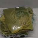 Cherry Home Super Soft Luxury Room Darkening Velvet Moss Green Thermal Blackout Curtain Panel Drapes Grommet Draperies Eyelet 52Wx84L inch Green Yellow,2 Panels