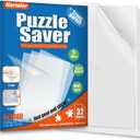 Nariolar Ultra-Adhesion Transparent Puzzle Glue Sheets, 32 Puzzle Saver Sheets for Preserving Up to 4x1000-Piece Jigsaws, 7.410.2 in