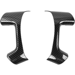 RAZPOY Carbon Fiber Steering Wheel Trim Cover Compatible with Chevy Silverado/Tahoe/Suburban/Avalanche/ESCALADE/GMC-Yukon/GMC-Sierra 2007-2013