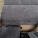 Trygoal Sofa Bed, Pull Out Couch with Side Pockets, 3 in 1 Velvet Loveseat Sleeper Sofas Beds with USB Ports, Sofa Bed Couch with Adjustable Backrest for Living Room, Bedroom, Apartment, Gray