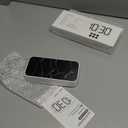 Loud Alarm Clocks for Bedrooms Heavy Sleepers, Digital Bedside Clock with Night Light, Large Display, Dual Alarm, Snooze, Dimmable for Kids Teens Boys Girls (Rgb and White)