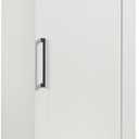 Sauder HomePlus Narrow Pantry Storage Cabinet Slim Single Door with Adjustable Shelves, Kitchen Laundry Bathroom Storage Cabinet, in Soft White