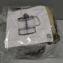 Elite Gourmet ETS623 BPA-Free Electric Citrus Juicer, Compact, Large Volume, Pulp Control, Oranges, Lemons, Limes, Grapefruits with Easy Pour Spout, 24oz, Black/Stainless Steel