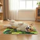 Washable Pee Pads for Dogs, 30" x 17" Faux Moss Reusable Puppy Pads for Dog Potty Training, Durable Absorbent Leakproof Dog Grass Pad for Crate Couch Car Seat Pet Bed Home Indoor Use