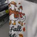 NLIJX Fall Goose Kitchen Towels Gifts for Women, Just a Fall Goose Decor Dish Towels for Kitchen, Autumn Hand Towels Decoration for Bathroom, Funny Goose Lover Gift, 24x16 inch