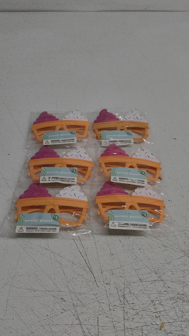 Novelty Glasses 6 Pack