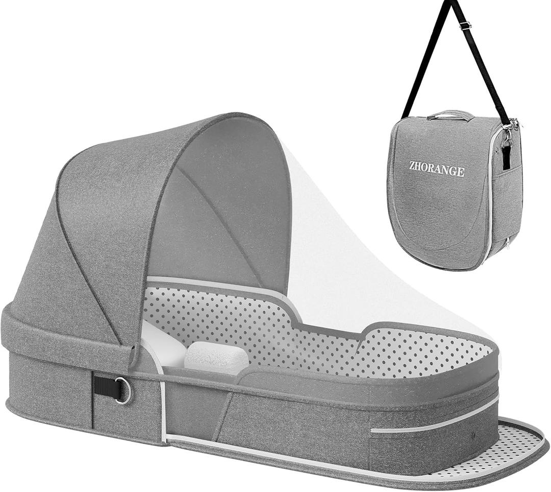 ZHORANGE Grey Baby Travel Bag Model No: 148012-A