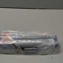 Retractable Baby Gate for Stairs, 55" Wide Mesh Dog Gate Indoor, 34" Tall Child Gate for Doorways, Hallways, Deck, Indoor Outdoor Pet Baby Safety Essentials for Home, Grey (Gray)