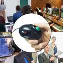 YUMQUA Finger Mouse, Handheld Trackball Mouse Fingertip Mini 4D USB Hand Held Wired Pointer Thumb Ball Mice with Roller for Laptop Mac Window Computer Fits Left and Right Handed Users