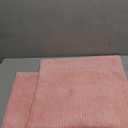 Pillow Covers Pink Couch Pillow Covers 18x18 Decoration Supersoft Striped Velvet Corduroy Decorative Pillowcases for Bedroom Girls Gift, 18 x 18 inch, Baby Pink, 2 Pack