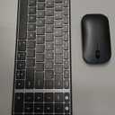 seenda SKM64-2 Bluetooth Keyboard and Mouse for Mac, Multi-Device Rechargeable Slim Keyboard and Mouse Set Compact with Number Pad, Specially for MacBook Pro/Air, iPad, iMac - Space Gray