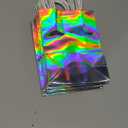 Shintop 11 Pcs Iridescent Gift Bags with Handle, 8.3 x 5.9 x 3.1 Inch Holographic Goodie Bags Reusable Paper Glitter Party Favor Tote for Birthday Bachelorette Boutique