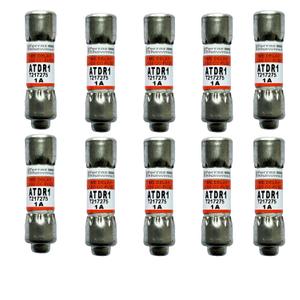 10-Pack New ATDR1 ATDR-1 ATDR-1A 600Vac Time Delay Class CC FuseATDR-1A Cartridge Time-Delay Fuse