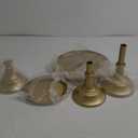 HBlife 3 Pcs Cake Stand, Gold Cake Stand Set Disc Diameter 8" 10" 12", Perfect Dessert Table Display Set, Cupcake&Cake Stands for Party, Wedding, Birthday, Baby Shower, Anniversary (Metal)