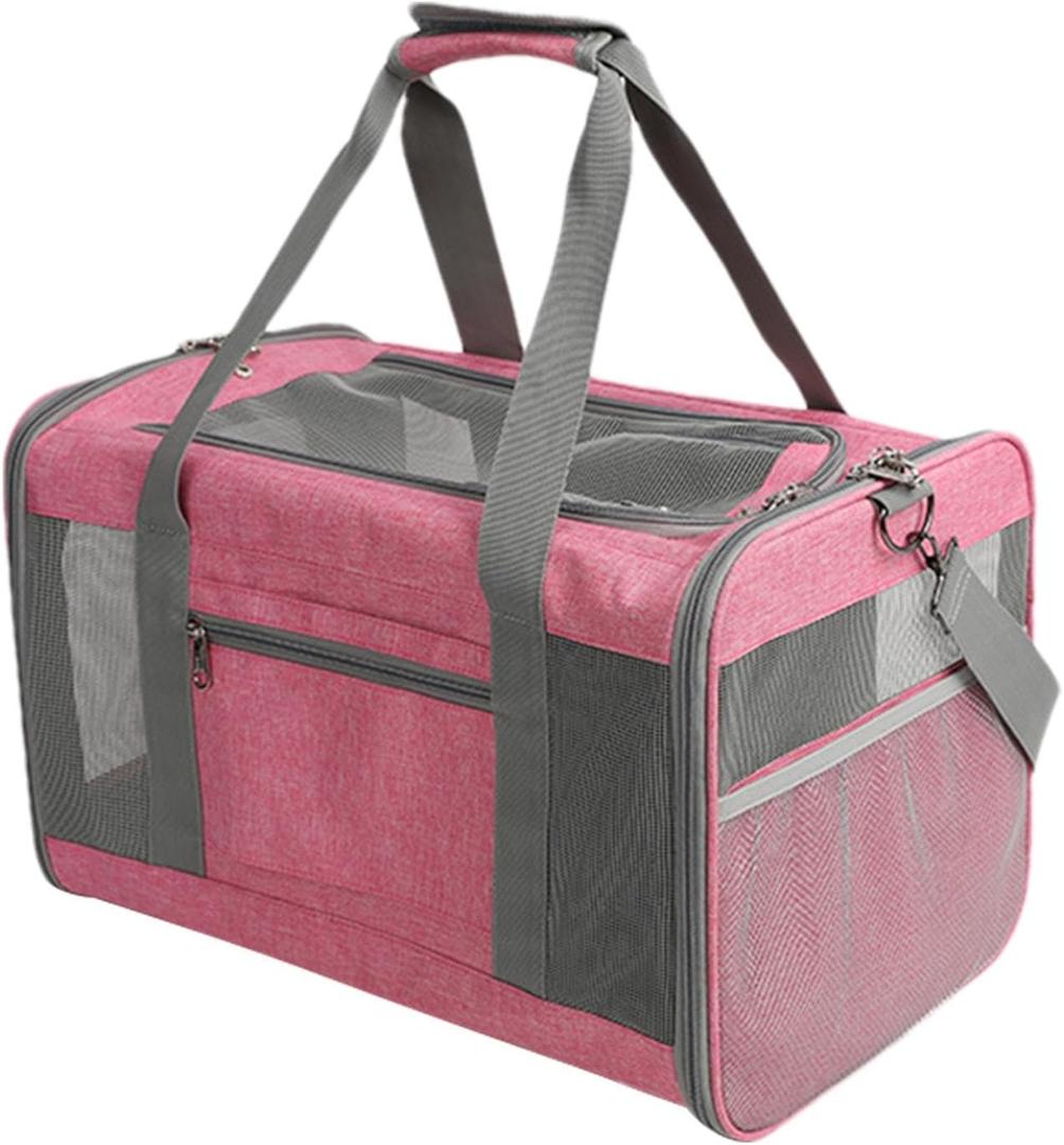 Pet Travel Carrier- 1360g reliaable Puppies Carrier Bag| Easy to Use Animal Carriers Travel Puppy| Mesh Dog Carrier for Pet Accessories, Small, Medium Dogs, Cats, Puppies, Kitten and Other Animals