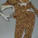 Mud Pie baby-girls Casual (3-6 Months, Brown)