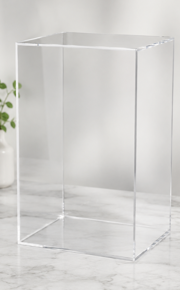 Polished Acrylic Cube Display Stand