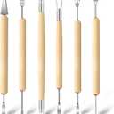 Jetmore 6 Pack Clay Tools Kit, Pottery Tools & Sculpting Tools, Polymer Modeling Clay Cutters Sculpture Set for Carving, Ceramics, Molding, DIY