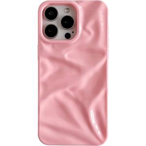 Caseative for iPhone 16 Pro Case,Solid Color Water Ripple Wave Pattern Pleated Phone Case (Pink,16 Pro) Caseative for iPhone 16 Pro Case,Solid Color Water Ripple Wave Pattern Pleated Phone Case (Pink,16 Pro)