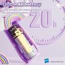 EVADA Kids Karaoke Microphone Machine My Little Pony, Wireless Bluetooth Sing Speaker with Colorful LED, Rechargeable Portable Mini Mic Toy Gift for Girls Christmas New Year Birthday Party Gift, Pink