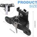EATAKWARD 4Pcs FL3Z-99000A64-B Boxlink Bed Tie Down Anchors Cleats, Bed Cleats Box Link Kit, Replacement for Ford F Series 150 F Series 250 F Series 350 2015-2026