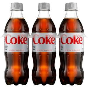 Diet Coke, 16.9 fl oz, 6 Pack, 6 Pack Coke CAFFEINE FREE BB 2/2/26