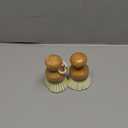 MR.SIGA Bamboo Palm Brush, Scrub Brush for Dishes Pots Pans Kitchen Sink Cleaning, Pack of 2 (Natural)