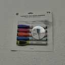 U Brands Fine Tip Dry Erase Markers with Eraser, Low Odor Whiteboard Markers Fine Tip, Assorted Bright Colors, Set of 6 (1 Count (Pack of 6))