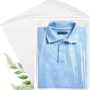 Cellophane Bags, 70 Pcs Resealable Clear Poly Bags for Clothes, Shirt Bag, Decorative Wrappers, Party Favors & Artwork(12x16)