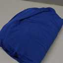 Table Skirt for 4 Foot Tables - One-Piece Royal Blue Tablecloths and Skirt, Wrinkle Resistant Ruffles Elastic Cover for Banquets, Weddings, Events, Parties (48" x 30" (Rectangular)