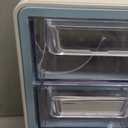 Blue Ginkgo Small 20-Drawer Cabinet  Stackable Clear Organizer for Hardware, Beads, Plastic Bricks, Office, and Craft Storage (Made in Korea, Gray) (GREY)