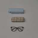 Gaoye Blue Light Blocking Glasses Women/Men, Fashion Round Cateye Frame UV Ray Filter Computer Gaming Glasses (*1-light Black Frame/Transparent Lens)