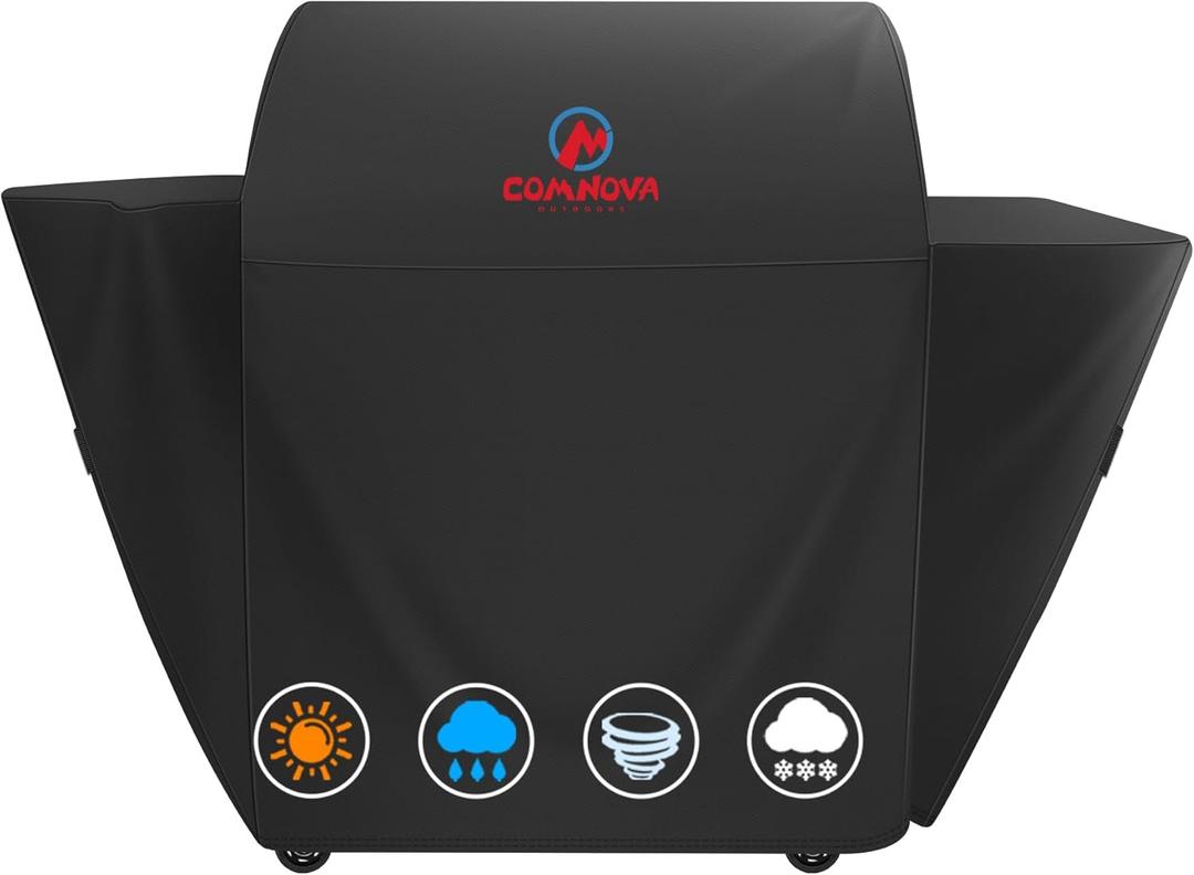 Comnova Grill Cover for Traeger Select - Premium Wood Pellet Smoker Cover for Traeger Waterproof & Heavy Duty, 600D Pellet BBQ Cover Accessory for Treager Select Elite and Selects Pro Grills (BAC375)