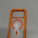 seacosmo for iPhone 17 Pro Max Case, Full Body Bumper with Built-in Tempered Glass Screen and Camera Lens Protector, Compatible with MagSafe, Shockproof 17 Pro Max Phone Case, 6.9", Orange Matte
