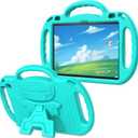 AVAWO Kids Case for 10-inch Tablet with Shoulder Strap, Lightweight Shockproof Handle Cover for 10" Tablet(Not for Other Tablet), Mint Green