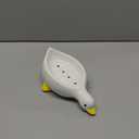 1 Pack Duck Ceramic Soap Dishes,Soap Holder with Drain,Soap Dish Container,Dish Soap Tray,Sponge Holder,Soap Tray for Shower,Bathroom,Bar,Kitchen,Counter (Duck)