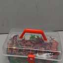 BOLZRA Farm Animal Figurines, Realistic Plastic Animals Toys with Fences Building Blocks, Farm Figures Playset Educational Christmas Birthday Gift for Kids & Toddlers, 53 PCS