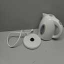 OVENTE Electric Kettle, 1.7L Fast Boiling Water Heater for Coffee or Tea, BPA Free with Water Level Gauge, Auto Shut-Off, Boil-Dry Protection, Indicator Light and Removable Filter, White KP72W