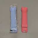 Yummy Sam 2pcs Cat Strip Feeders, Kitten Strip Squeeze Spoon for Wet Food and Liquid Snack, Cat Lickable Puree Treat Food Dispenser Pet Food Mixing Spoon Feeding Scoop for Puppies Small Pets (Blue Pink)