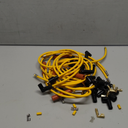 ACCEL 4040 Spark Plug Wire Set - 8mm - Yellow with Orange Straight Boots