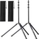 K&F CONCEPT 79 inch/2.01m Light Stand, Studio Photography Tripod, Heavy Duty for Studio, Speedlight, Reflector, Flash, Softbox, Umbrella, Backgrounds, Portrait - 2 Pack