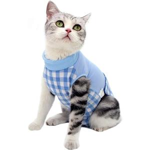 Cat Recovery Suit for Abdominal Wounds or Skin Diseases, Cat Onesie for Cats After Surgery Female Kitten Recovery Suit, Breathable E-Collar Alternative for Cats After Spay Anti Licking Wounds M 