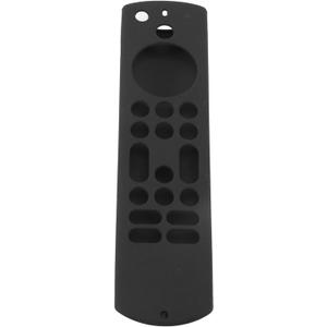 Protective Case for Remote Control, Easy to Silicone Remote Control Cover Soft, Shockproof Lightweight with Lanyard for Protection (Black Set)