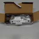 NCL Sliding Door Handle for Bath, Black Barn Door Flush Handle, Privacy Pocket Door Lock