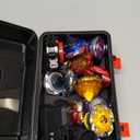 Battling Top Burst Gyro Toy Set Toy Gift for Children Boys Ages 6 8 10 12+ Combat Battling Game 12 Burst Spinning Tops 2 Two Way Launchers Grip Starter (BOZE-BX12)