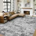 12x15 Area Rugs for Living Room, Washable 12x15 Rug Large Low Pile