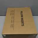 puredown Euro Pillow Inserts 24 x 24 (Pack of 2, White), Feather Down Pillow Stuffer, White Throw Pillows for Bed, Couch, and Cushion