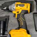 Power Impact Wrenches,Cordless Impact Wrench 1/2 Inch,Power Impact Gun Kit With1000N.m,High Torque Electric Impact Driver for Car RV Tire,Electric Impact Driver with 2 * 4.0Ah Battery