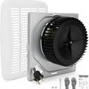 Upgraded 696N-R02 B Unit Bathroom Exhaust Fan and Cover Kit 70 CFM 3.0 Sone Quiet Bathroom Ceiling Fan Fit 663-G/J/H, 670-G/J/H, 671-G/J/H, 688-G/J/H/K, 689-G/J/K, S97012026 Bathroom Vent Fan